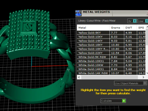 MONACO CHAIN ENGAGEMENT RING 3D PRINTABLE MODEL 3D Print Model
