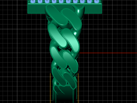MONACO CHAIN ENGAGEMENT RING 3D PRINTABLE MODEL Modelo de impresión 3D