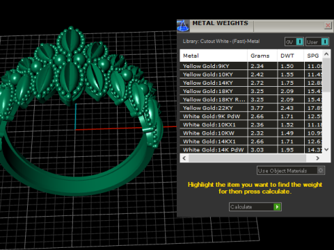 FILIGREE WEDDING RING 3D PRINTABLE MODEL 3Dプリントモデル