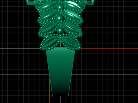 FILIGREE WEDDING RING 3D PRINTABLE MODEL 3Dプリントモデル