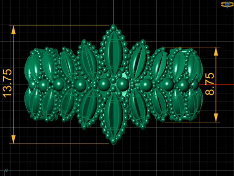 FILIGREE WEDDING RING 3D PRINTABLE MODEL 3Dプリントモデル