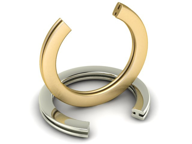 APHABET H RING 3D PRINTABLE MODEL 3D Принт Модель .c4d .max .obj .3ds .fbx .stl .blend 