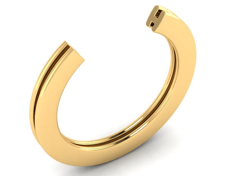 APHABET H RING 3D PRINTABLE MODEL 3D Print Model