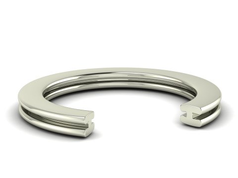 APHABET H RING 3D PRINTABLE MODEL 3D Принт Модель