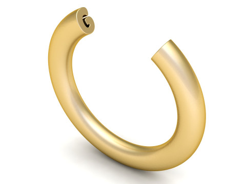 ALPHABET G RING 3D PRINTABLE MODEL 3D Print Model