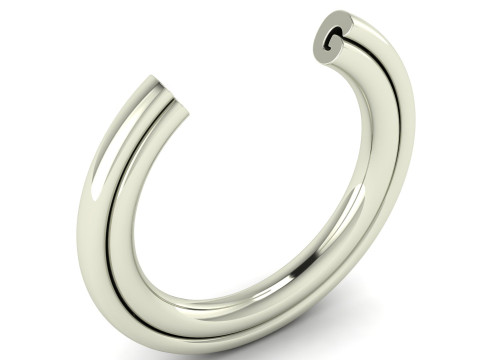 ALPHABET G RING 3D PRINTABLE MODEL 3D Print Model