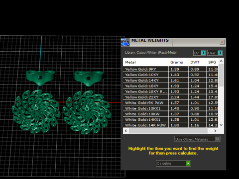 FLOWER DIMOND PENDANT 3D PRINTABLE MODEL Model Cetak 3D