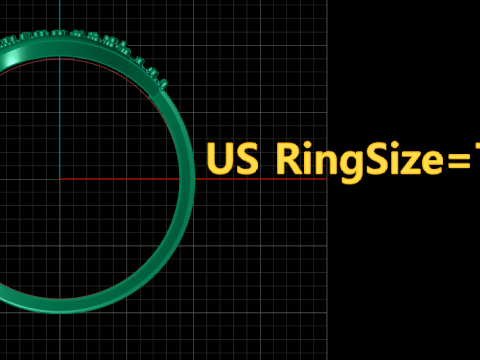 STYLISH DIMOND RING FOR WOMEN FASHION 3D PRINTABLE MODEL 3D Print Model