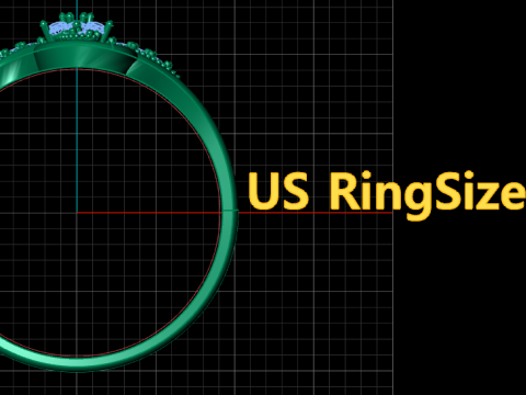 FLOWER STYLE DIMOND RING 3D PRINTABLE MODEL 3D Принт Модель
