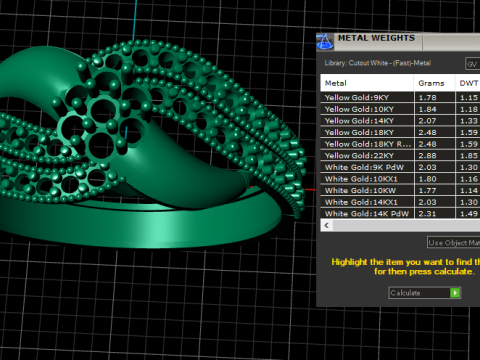 LUXURY DIMOND RING FOR WOMEN FASHION 3D PRINTABLE MODEL 3Dプリントモデル