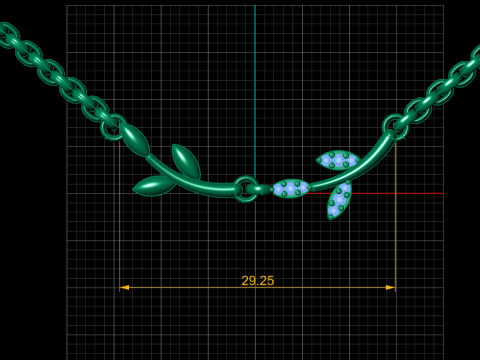 WEDDING WEAR DIAMOND PENDANT 3D PRINTABLE MODEL 3D Print Model