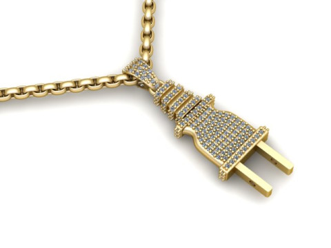 HIP HOP PLUG PENDANT 3D PRINTABLE MODEL 3D 打印模型