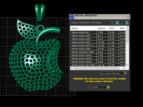 APPLE HIP HOP PENDANT 3D PRINTABLE MODEL 3D 打印模型