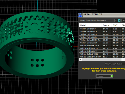 MENS FASHION DIMOND RING 3D PRINTABLE MODEL 3Dプリントモデル