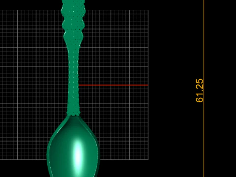 GOLD SPOON 3D CAD 3D PRINTABLE MODEL 3D Print Model