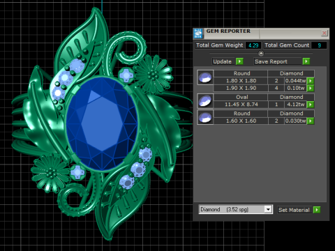 WEDDING FILIGREE DIMOND RING 3D PRINTABLE MODEL 3D-Druckmodell