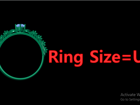SOLITAIRE SINGLE DIMOND RING 3D PRINTABLE MODEL 3D Print Model