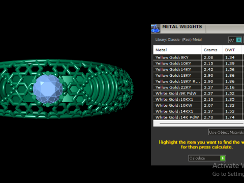 SOLITAIRE DIMOND RING 3D PRINTABLE MODEL 3D-Druckmodell