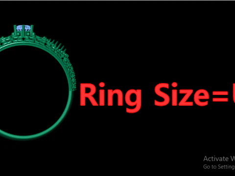 SOLITAIRE DIMOND RING 3D PRINTABLE MODEL 3D Print Model