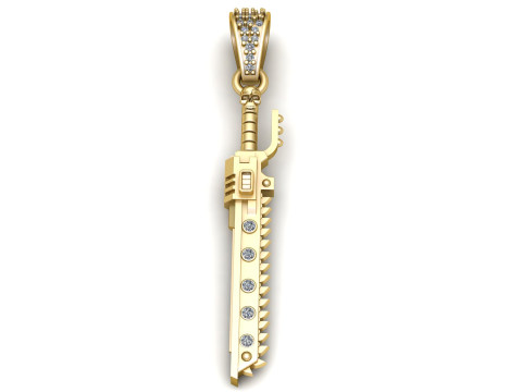 KNIFE PENDANT 3D PRINTABLE MODEL 3Dモデル