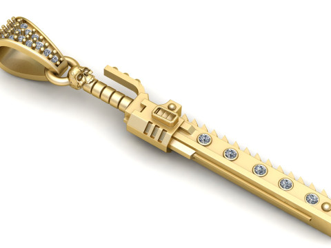 KNIFE PENDANT 3D PRINTABLE MODEL Modelo 3D