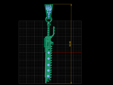 KNIFE PENDANT 3D PRINTABLE MODEL Modelo 3D