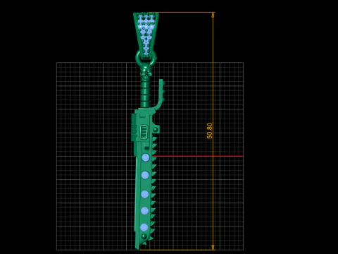 KNIFE PENDANT 3D PRINTABLE MODEL 3D Model