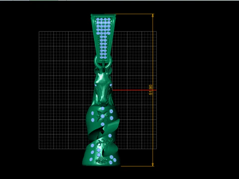 HORSE CHESS PIECE PENDANT 3D PRINTABLE MODEL 3D Model