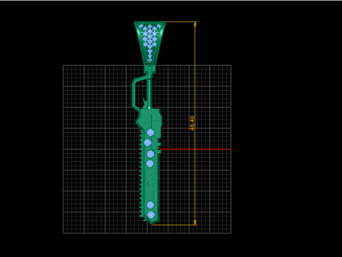 CHAINSAW PENDANT 3D PRINTABLE MODEL Modelo 3D