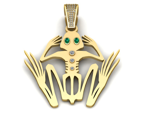 ALIEN PENDANT 3D PRINTABLE MODE 3D Model