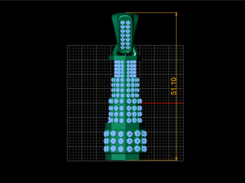 BUILDING PENDANT 3D PRINTABLE MODEL 3D Model