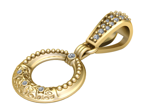 RING STYLE PENDANT 3D PRINTABLE MODEL 3D Model