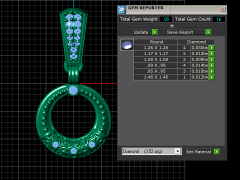 RING STYLE PENDANT 3D PRINTABLE MODEL 3D Model
