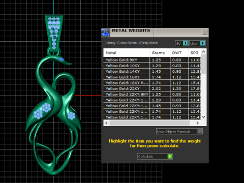 FLAMINGO PENDANT 3D PRINTABLE MODEL Modelo 3D