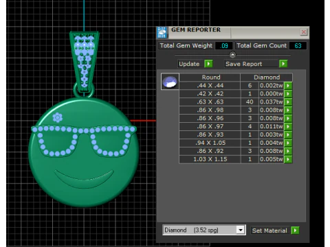 SMART EMOJI PENDANT 3D PRINTABLE MODEL 3D Model
