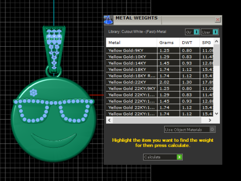 SMART EMOJI PENDANT 3D PRINTABLE MODEL 3D 模型