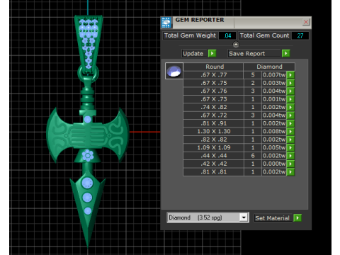 AXE AND ARROW COMBO PENDANT 3D PRINTABLE MODEL 3D-Modell