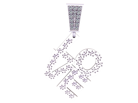 LOVE WORD PENDANT 3D PRINTABLE MODEL 3D Model