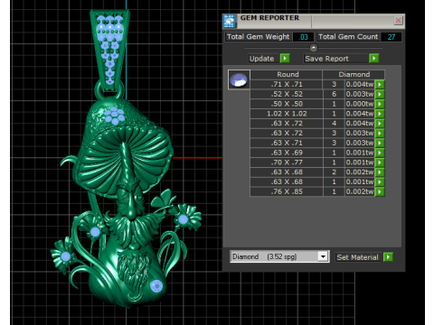 MUSHROOM PLANT UNCLE PENDANT 3D PRINTABLE MODEL 3D Модель