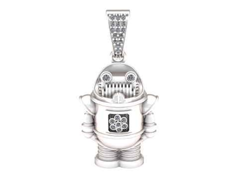 ROBOT PENDANT 3D PRINTABLE MODEL Modèle 3D