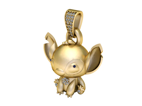 CARTOON CHARACTER PENDANT 3D PRINTABLE MODEL 3D Model
