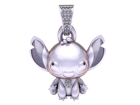CARTOON CHARACTER PENDANT 3D PRINTABLE MODEL 3D Model