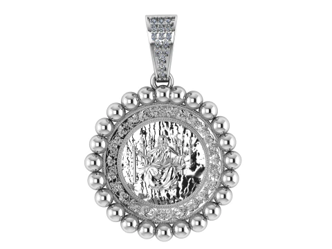JESUS COIN PENDANT 3D PRINTABLE MODEL 3D Model