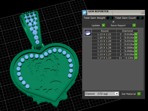 FLOWER DESIGN HEART PENDANT 3D PRINTABLE MODEL 3D Модель