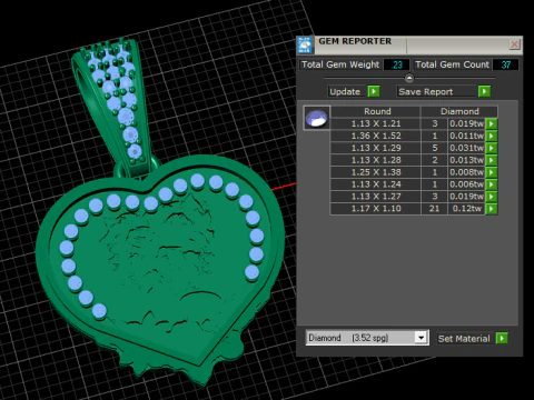 PENDENTE A CUORE CON DESIGN FIORE MODELLO STAMPABILE 3D Modello 3D