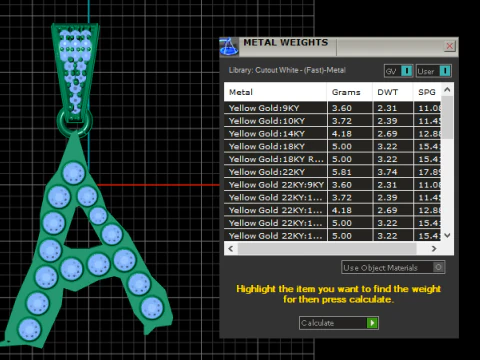 ALPHABET A PENDANT 3D PRINTABLE MODEL 3D Model