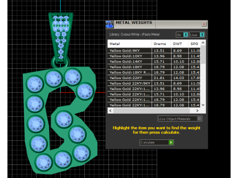ALPHABET B PENDANT 3D PRINTABLE MODEL Modèle 3D
