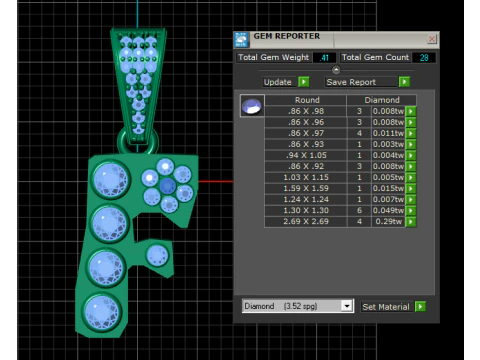 ALPHABET F PENDANT 3D PRINTABLE MODEL 3D Model