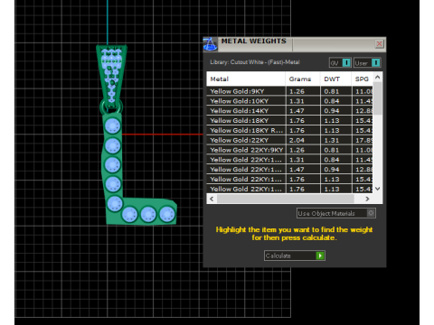 ALPHABET L PENDANT 3D PRINTABLE MODEL 3D Model