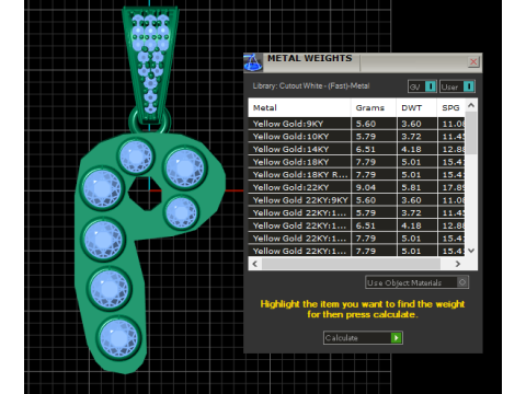 ALPHABET P PENDANT 3D PRINTABLE MODEL Model 3D
